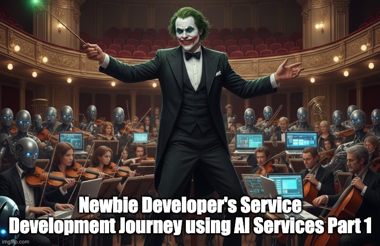 [Research] Newbie Developer's Service Development Journey using AI Services Part 1